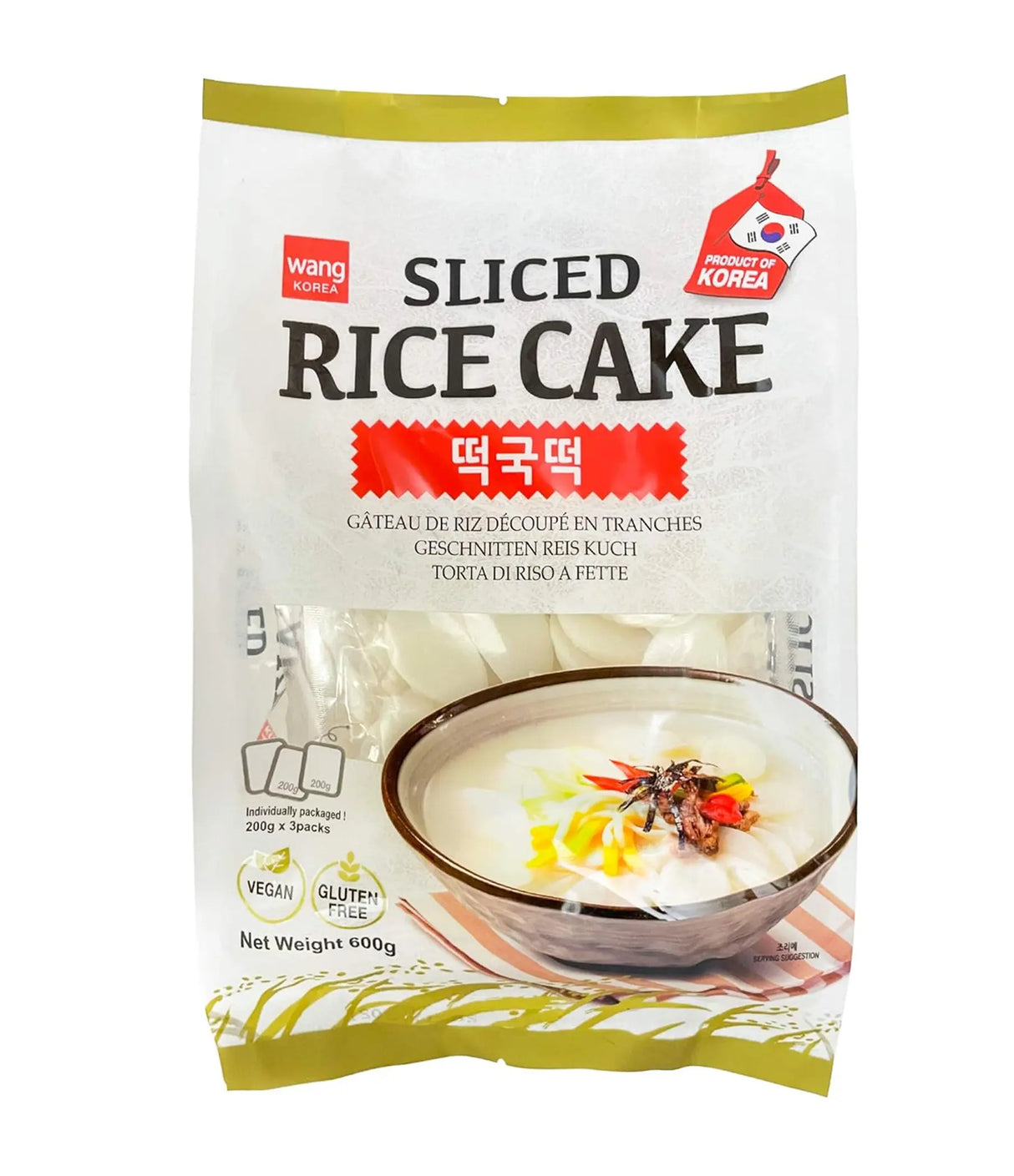 Wang - Sliced Rice Cake 600g