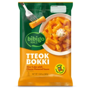 Bibigo - Tteokbokki Rice Cakes with Cheese Flavored Sauce 360g