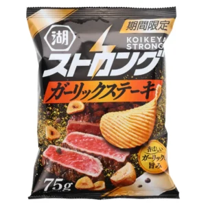 Koikeya - Strong Potato Chips Garlic Steak 75g