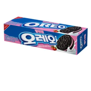 Oreo - Chocolate Sandwich Cookies (Strawberry Creme) 100g